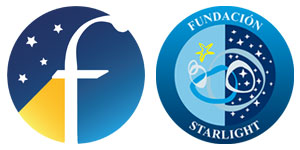 Logotipos de la FAAE y la Fundación Starlight
